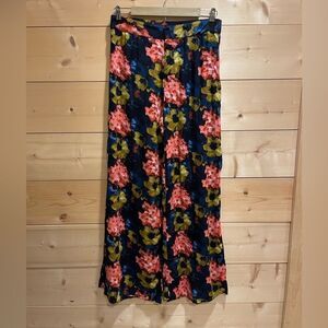 Abercrombie and Fitch Floral Wide Leg Palazzo Pants 8